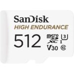 512GB SANDISK HIGH ENDURANCE MICROSD 100MB/S SDSQQNR-512G-GN6IA