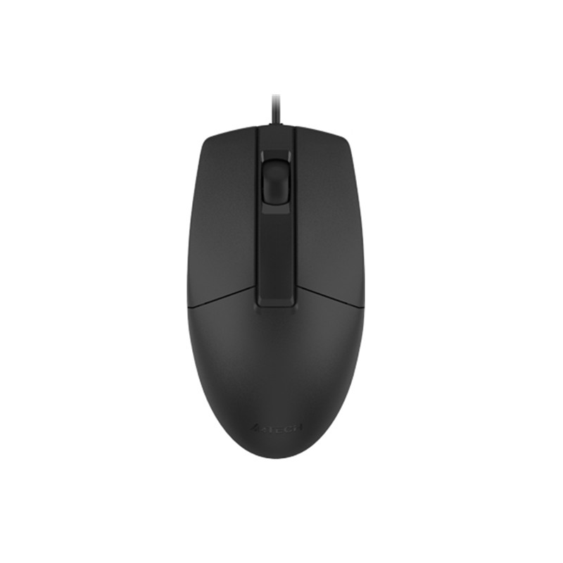 CM110A4T0047_78726 A4 TECH OP-330S SİYAH USB V-TRACK 1200DPI KABLOLU MOUSE - Görsel 1