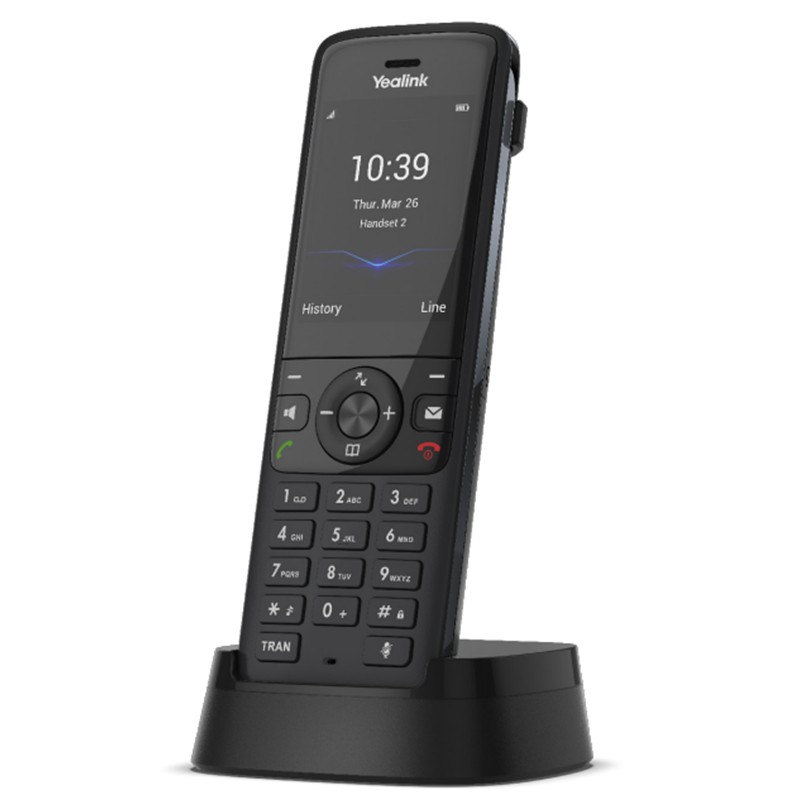 NT110YAL0006_78736 YEALINK W78H 2.4 INC RENKLİ EKRAN HD SES GÜRÜLTÜ ENGELLEME TİTREŞİM SIP IP DECT TELEFON - Görsel 1