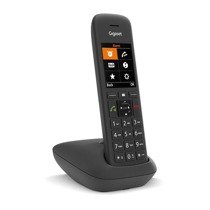TF130GGS0017_78621 GIGASET C575 DECT TELEFON SIYAH RENK - Görsel 1