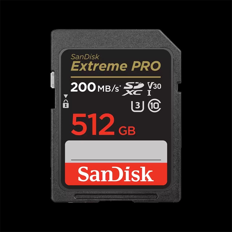 AB310SAN0139_78889 512GB SANDISK EXTREME PRO SDCX UHS-I SDSDXXD-512G-GN4IN - Görsel 1