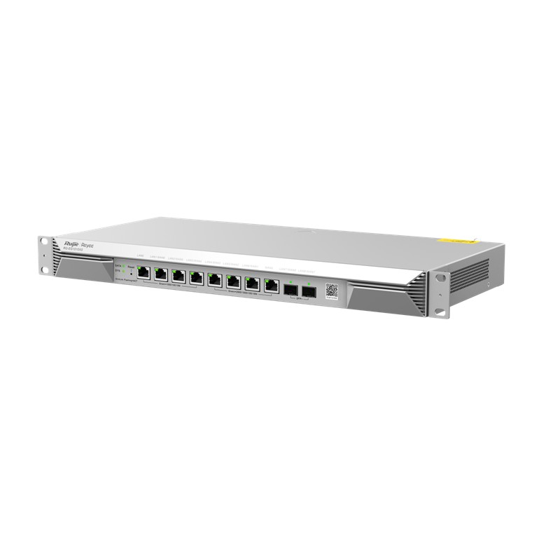 NG115REY0001_79004 RUIJIE REYEE RG-EG1510XS 8 PORT 4XGIGABIT 4X2.5GE 2X10GE SFP 1 SATA DESTEKLI YÖNETİLEBİLİR RACKMOUNT PRO ROUTER - Görsel 1