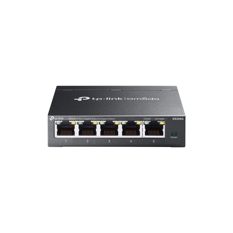 NS105TPL0055_79042 TP-LINK OMADA ES205G 5 PORT GIGABIT YONETİLEBİLİR METAL KASA SWITCH - Görsel 1
