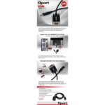 QPORT Q-DPV DISPLAY PORTUNDAN VGA 1,8 METRE ÇEVİRİCİ KABLO - Görsel 2