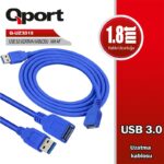 QPORT Q-UZ3018 USB 3.0 1,8MT UZATMA KABLOSU