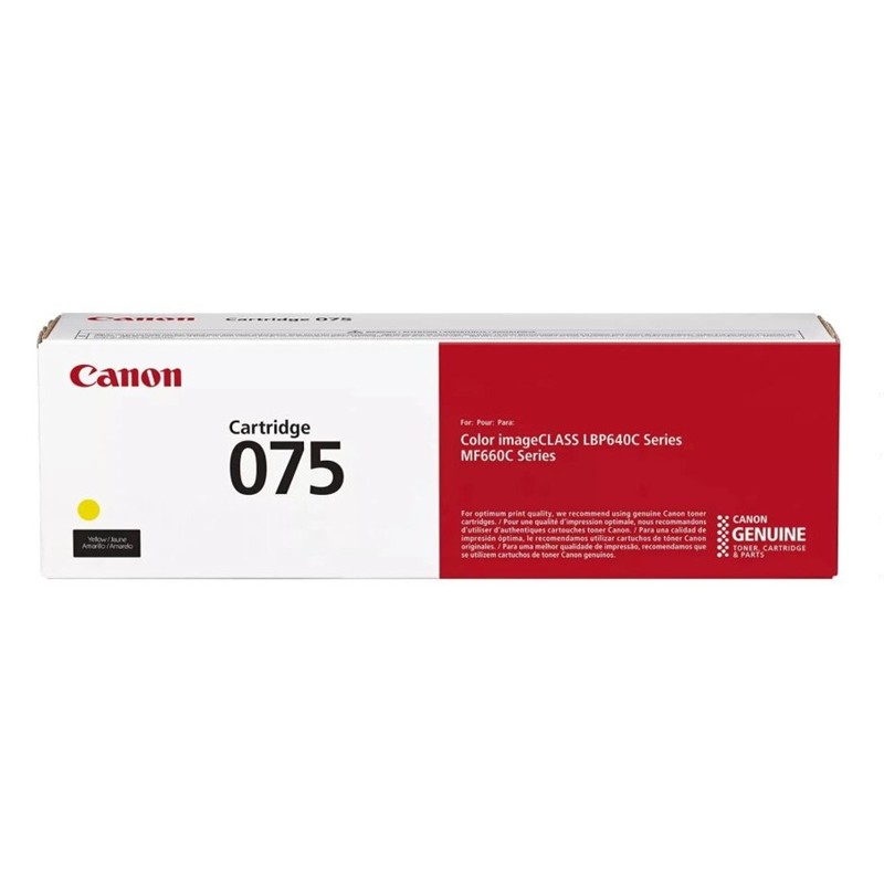 TT121CAN0054_79051 CANON CRG-075Y SARI 1300 SAYFA TONER MF664 - Görsel 1